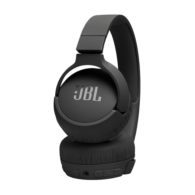 JBL Tune 670NC - Black - Adaptive Noise Cancelling Wireless On-Ear Headphones - Detailshot 2 image number null